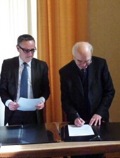 Firma dell'accordo con la mutua francese Adrea Mutuelle -02