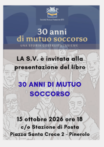 30 anni di Mutuo Soccorso Pinerolo